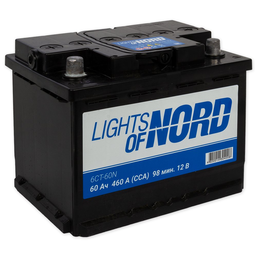 Аккумулятор Lights of Nord 6CT-60N 12V 60Ah 460A L+
