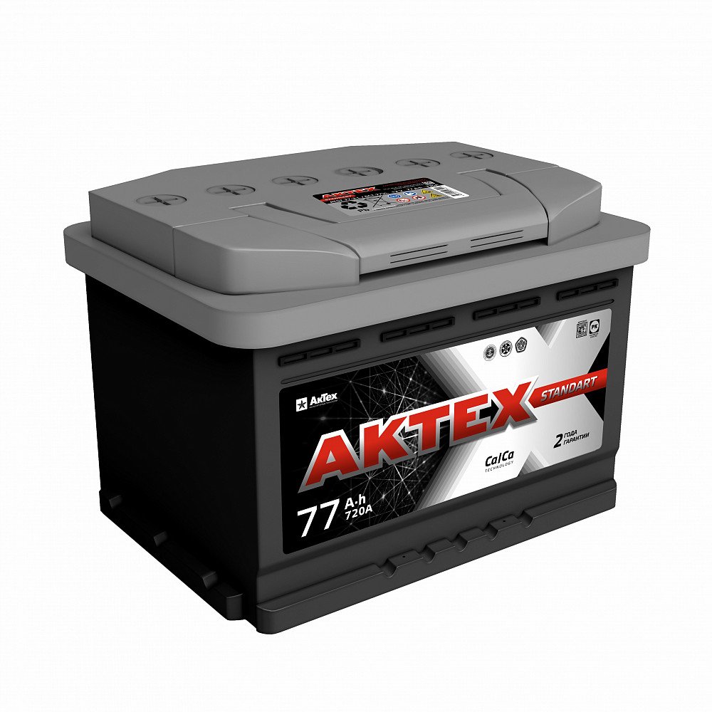 Аккумулятор АкТех Standart ATST 77-3-L 12V 77Ah 720A L+