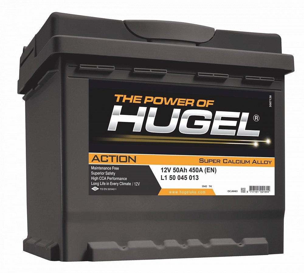 Аккумулятор Hugel Action L1 050 045 113 12V 50Ah 450A L+