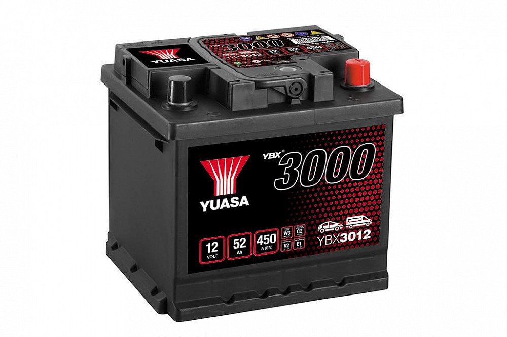 Аккумулятор Yuasa SMF YBX3012 12V 52Ah 450A R+