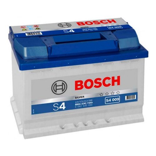 Аккумулятор Bosch Silver S4 009 12V 74Ah 680A L+