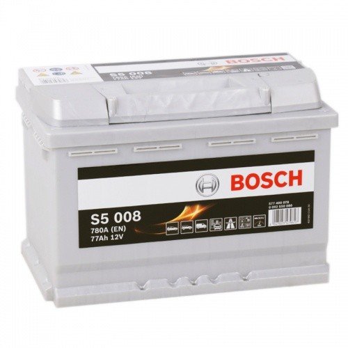 Аккумулятор Bosch Silver Plus S5 008 12V 77Ah 780A R+