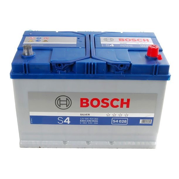 Аккумулятор Bosch Silver S4 028 12V 95Ah 830A R+