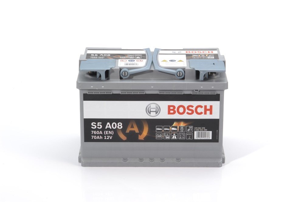 Аккумулятор Bosch AGM S5 A08 12V 70Ah 760A R+