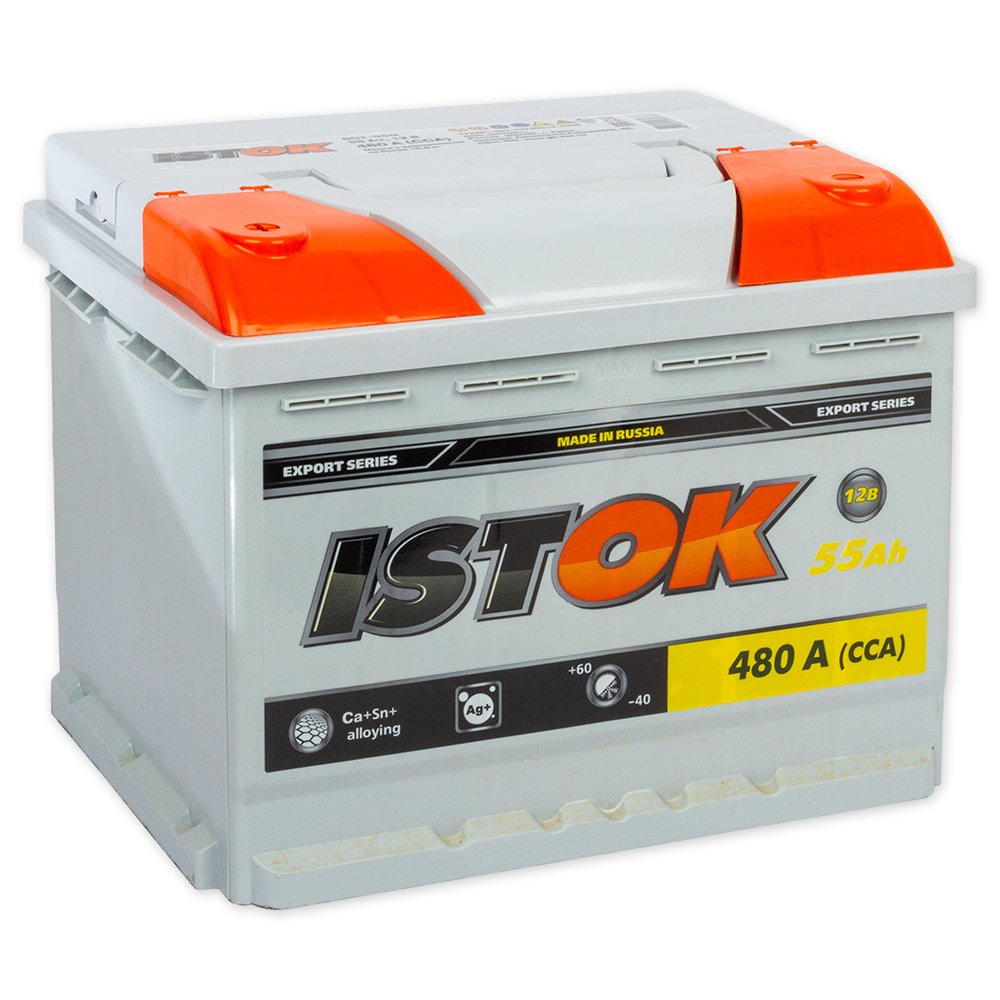 Аккумулятор Istok 6CT-55N 12V 55Ah 480A L+